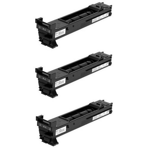 Compatible Konica Minolta A0DK15_3PK Toner Cartridge - Black